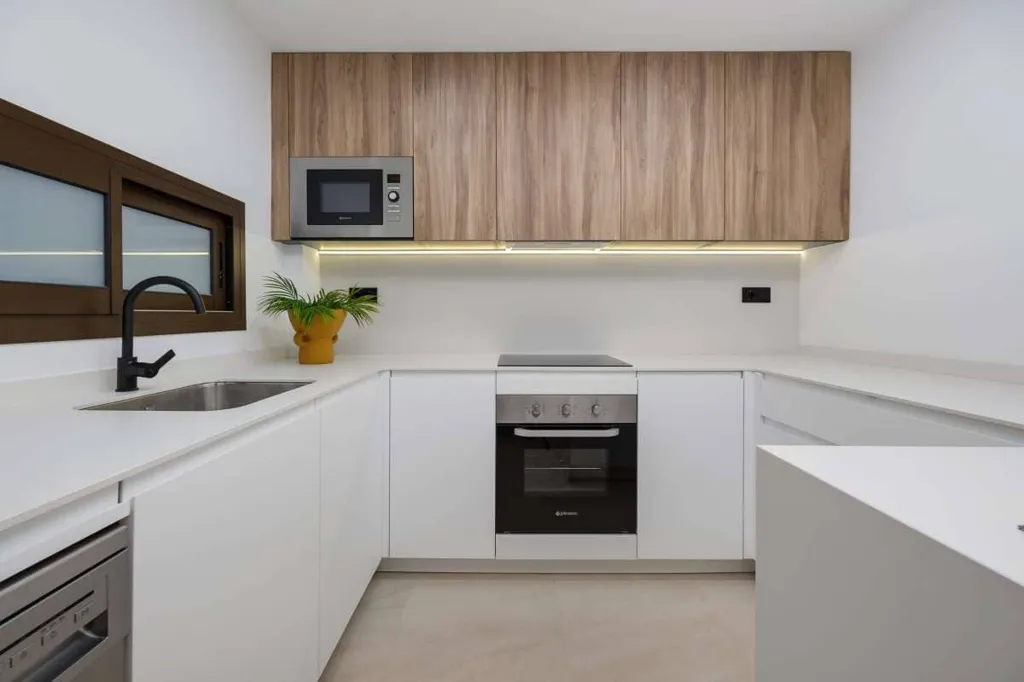 Köök - New Apartment with Private Garden near La Serena Golf, Los Alcázares