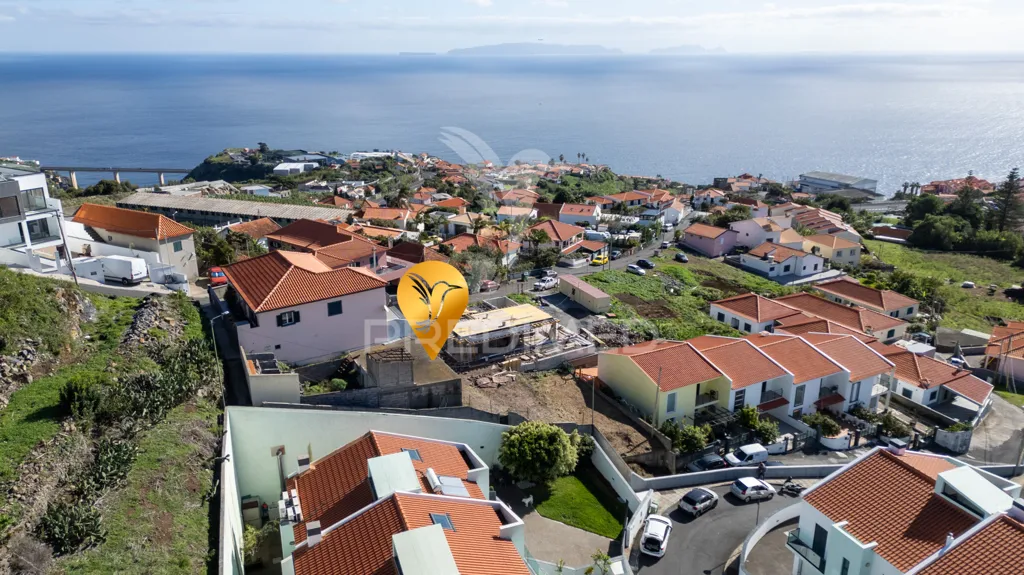 Vue aérienne - Urban Plot with Garden Potential in Assomada Caniço