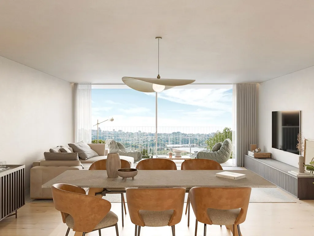 Söögituba - Duplex Apartment with River View in Gondomar