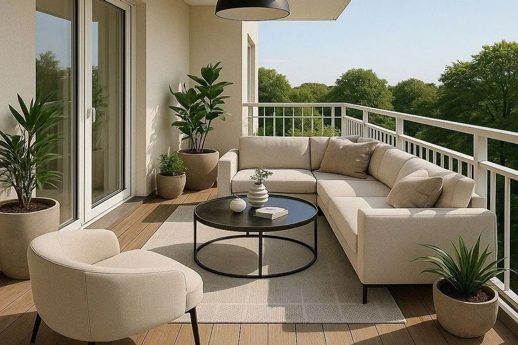 Terrasse - New Flat with Pool in La Zubia