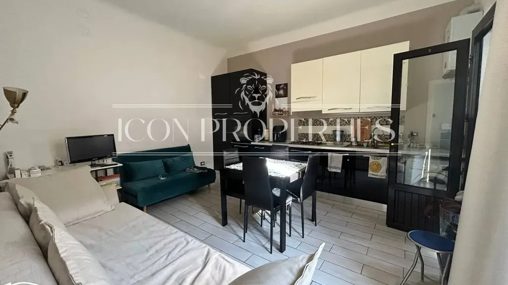 Living Room - Bright 2-Bedroom Apartment in Milan's Isola