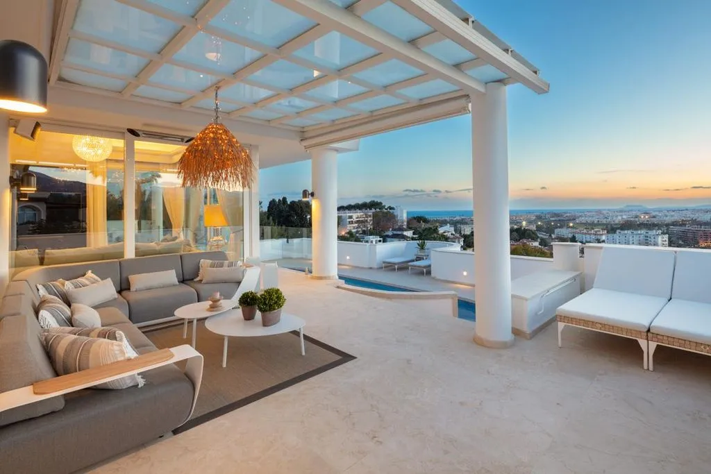 Terrasse - Luxury Villa with Sea Views in Marbella