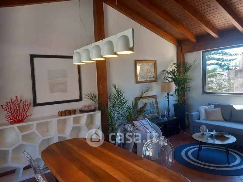 Dining Room - Loft with Sea View in Letojanni