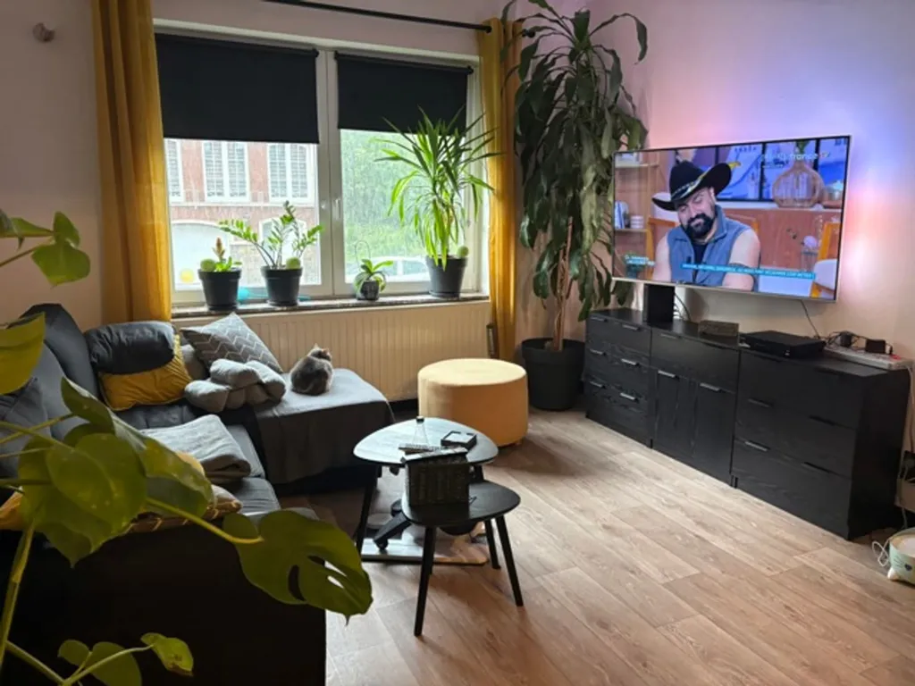 Living Room - 1-Bed Flat with Garden in Terraced Building