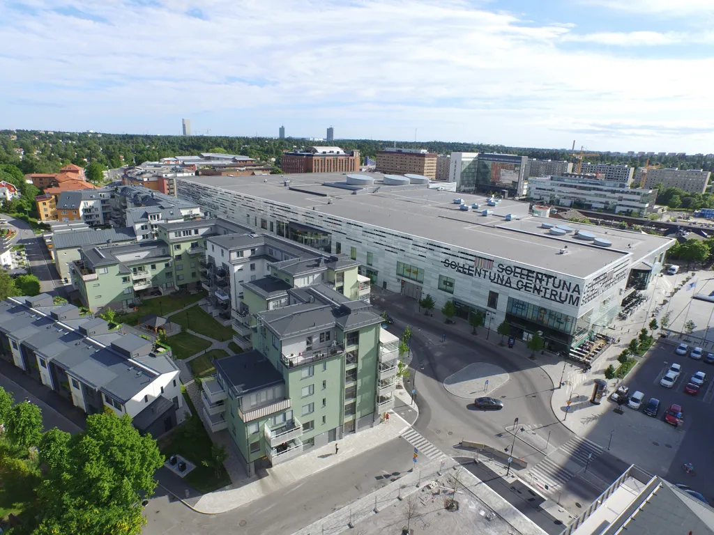 Õhuvaade - Apartment with Balcony in Edsberg