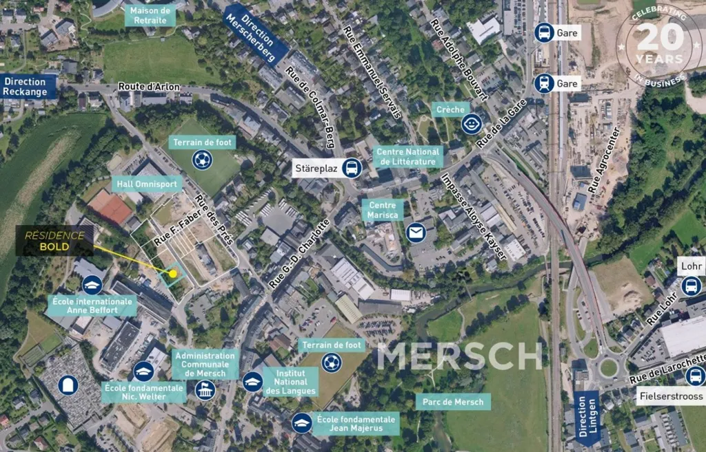 2-Bedroom Apartment with Terrace in Mersch