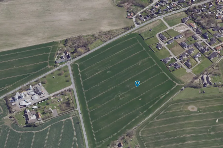 Õhuvaade - Developable Plot with 10,800 m² Buildable in Følleslev