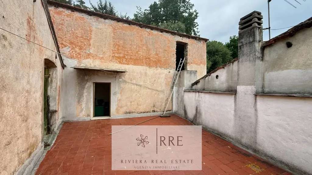Jardin - Semi-detached House with Sea View in Loano