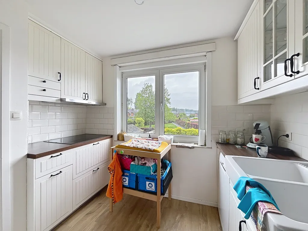 Köök - Bright Apartment with Garden in Sint-Michiels