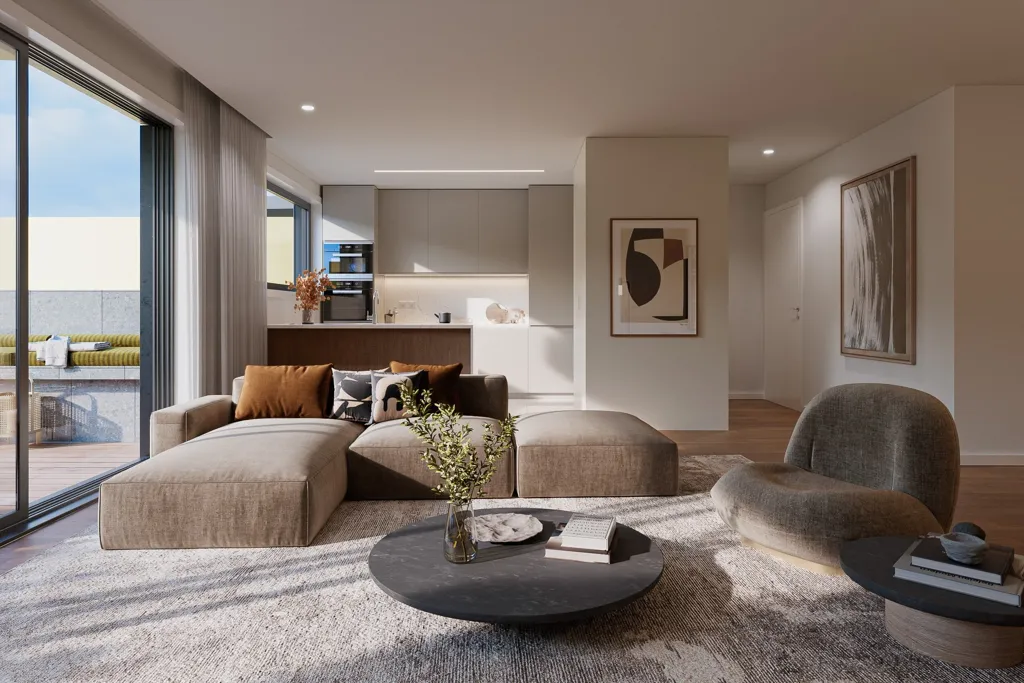 Soggiorno - Luxury Flat with Balcony in Porto Centre