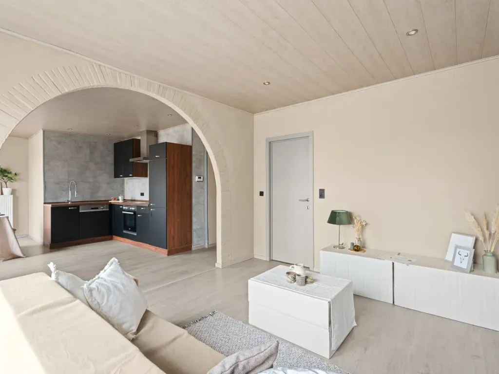 Séjour - Appartement avec Vue sur le Donkmeer à Berlare