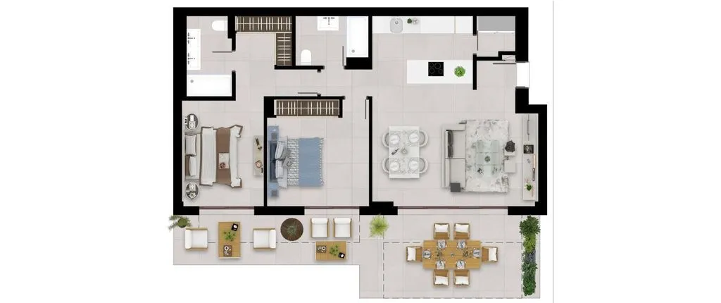 Plan - Luxury Flat with Pool in Istán, Spain