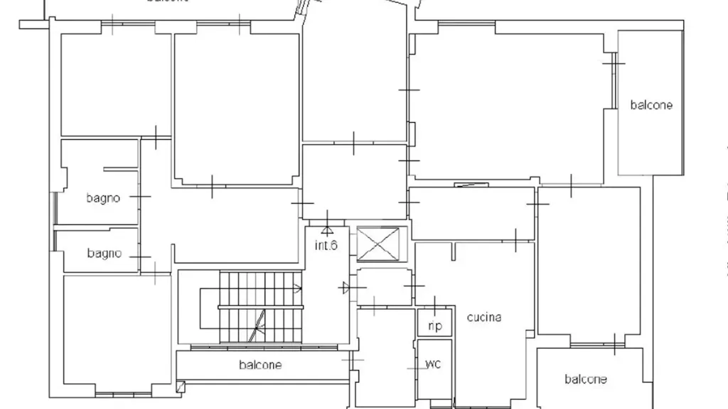 Plaan - Luxury Apartment with Balconies in Rome