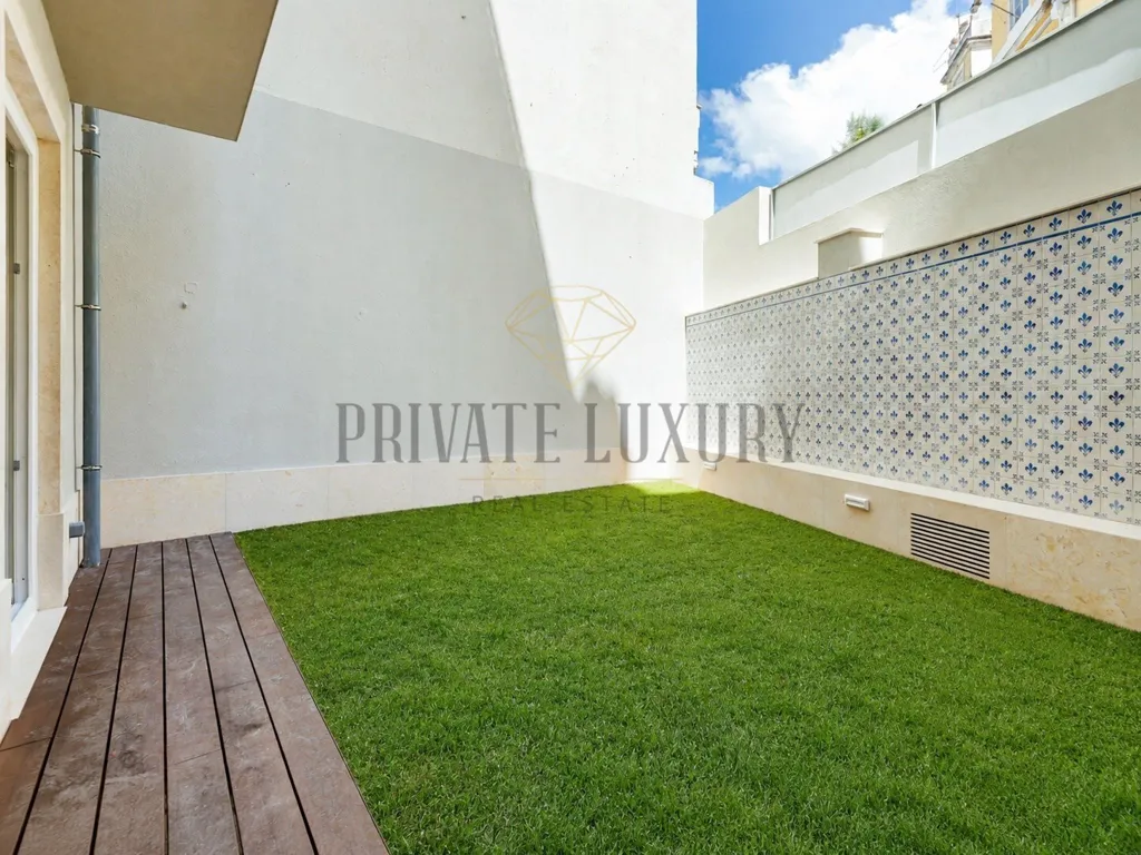 Jardin - 1 Bedroom Flat with Terrace in Avenidas Novas