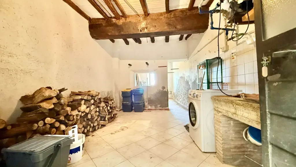 Buanderie - Rustic Apartment with Panoramic View in Baschi