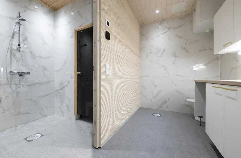Salles de bain - Modern Apartment with Sauna in Jyväskylä