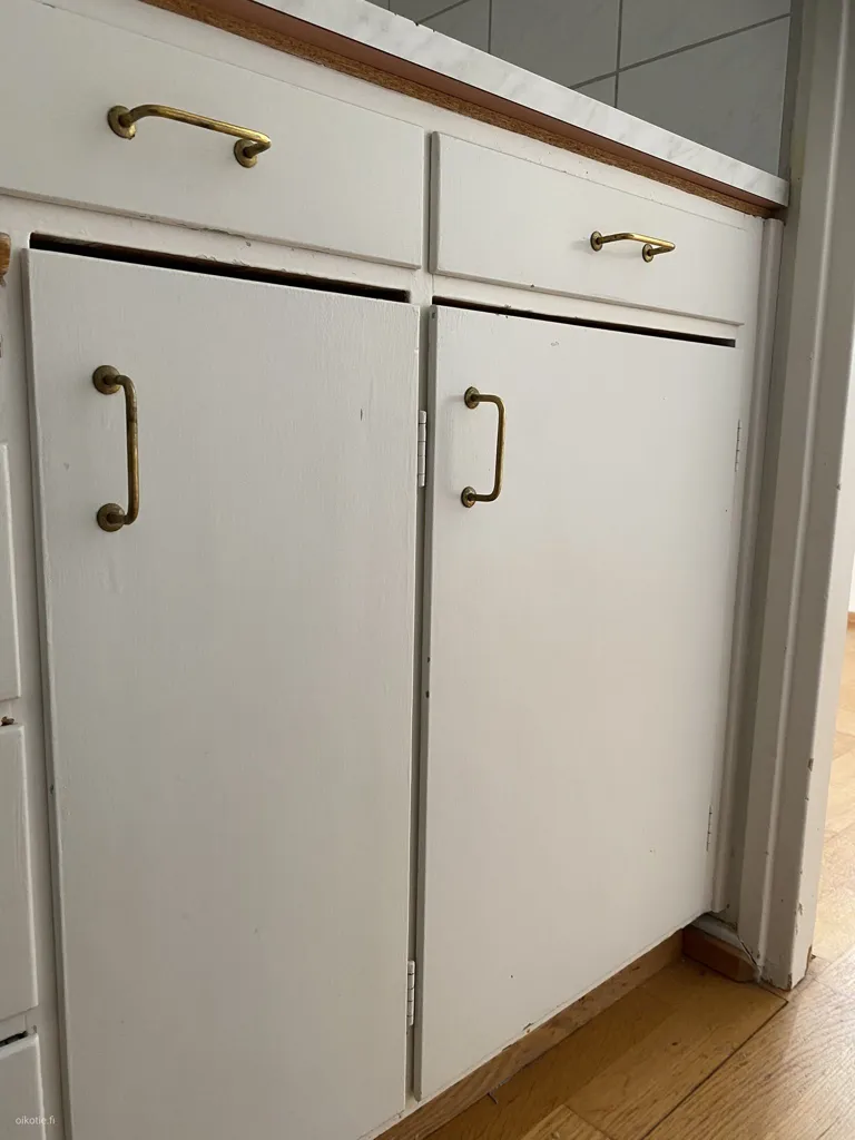 Kitchen - Modernised Flat with 1950s Architecture in Turku