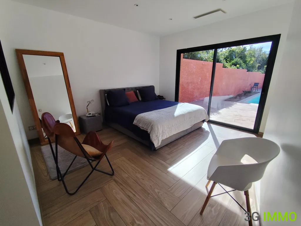 Chambres - Villa Contemporaine avec Piscine à Pomérols