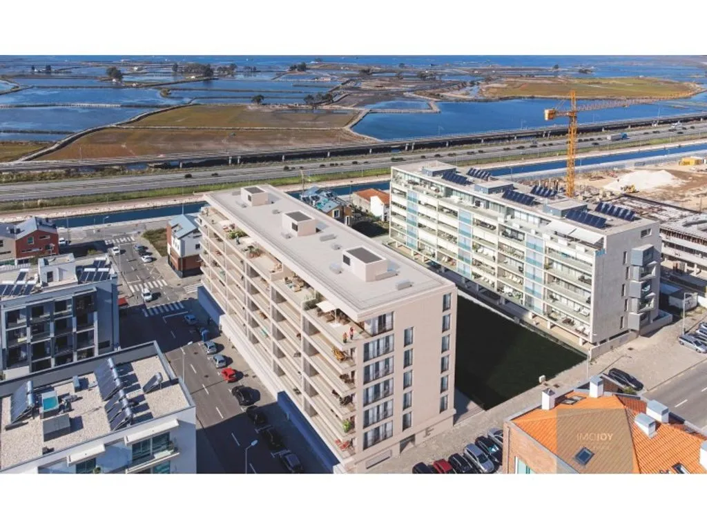 Vue aérienne - Luxury Apartment with Ria View in Aveiro