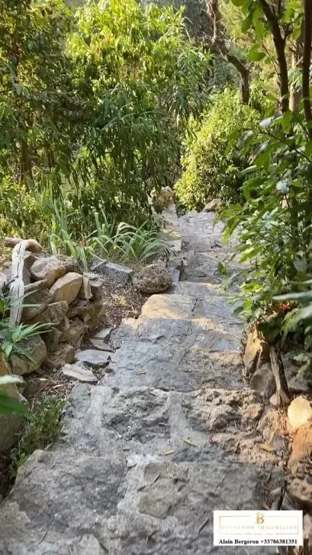 Jardin - Villa avec SPA et Potentiel d'Agrandissement au Tignet