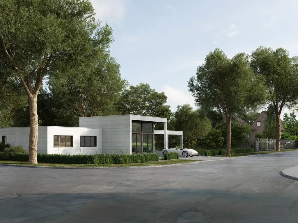 Corner Plot with Green Setting in Wielsbeke