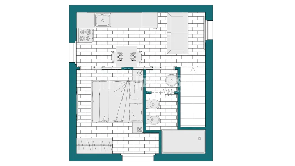 Plaan - Rustic-Style Flat with Private Entrance in Milan