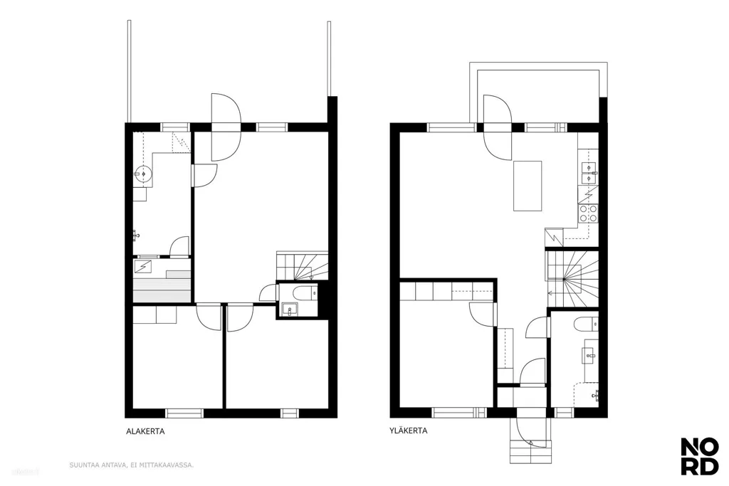 Plan - Terraced House with Sauna in Tuomarila, Espoo
