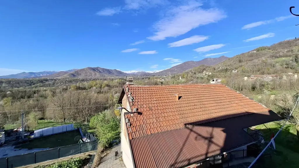 Aerial - Restored Farmhouse with Mountain View, Rocca Canavese