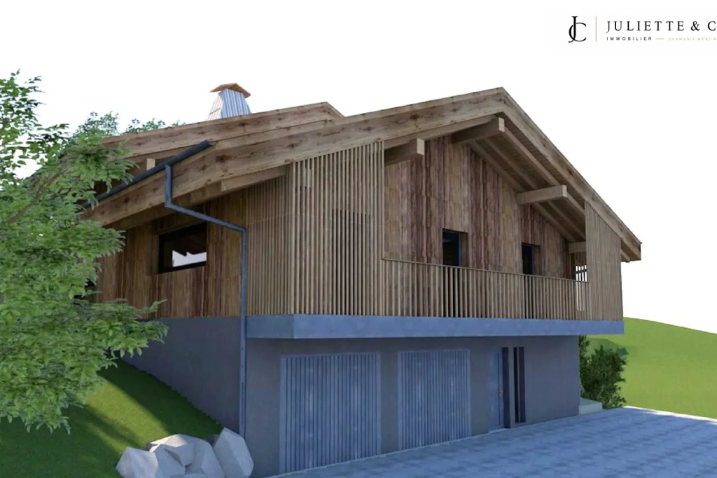 Terrain avec Permis de Construire aux Les Houches