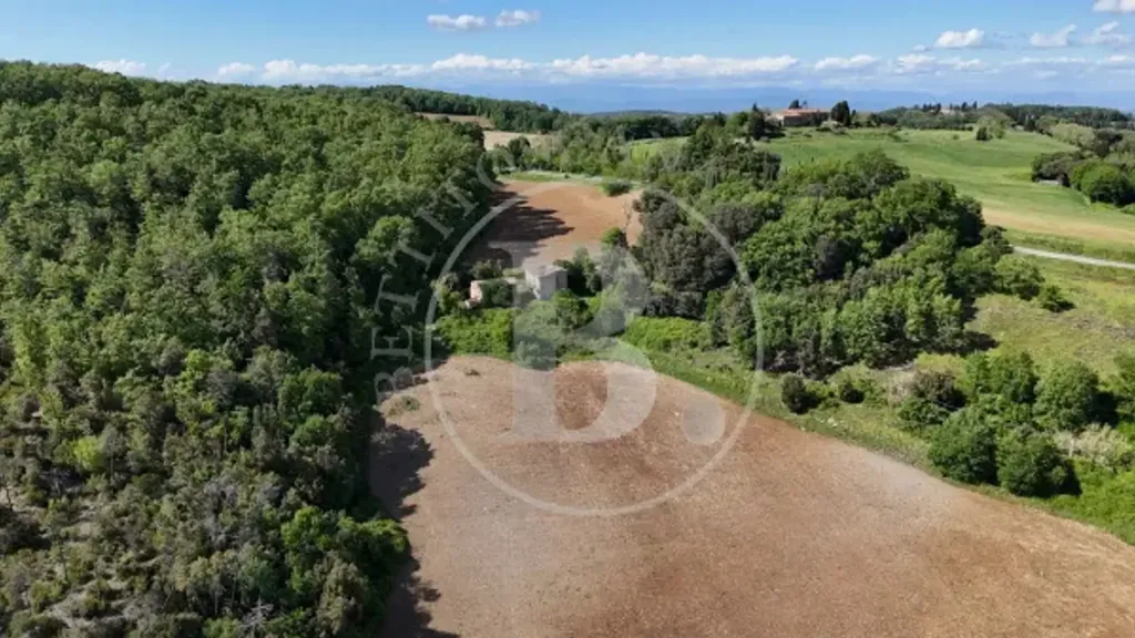 Vue aérienne - Rustic Casale with Panoramic Views in Gambassi Terme