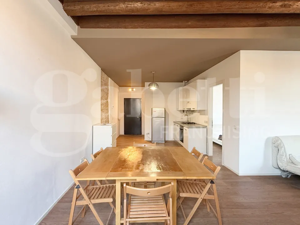 Sala da pranzo - Historic Apartment with Brickwork in Padua
