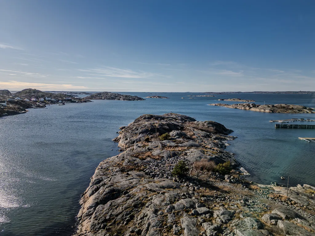 Aerial - Private Island with Waterfront in Kungälv