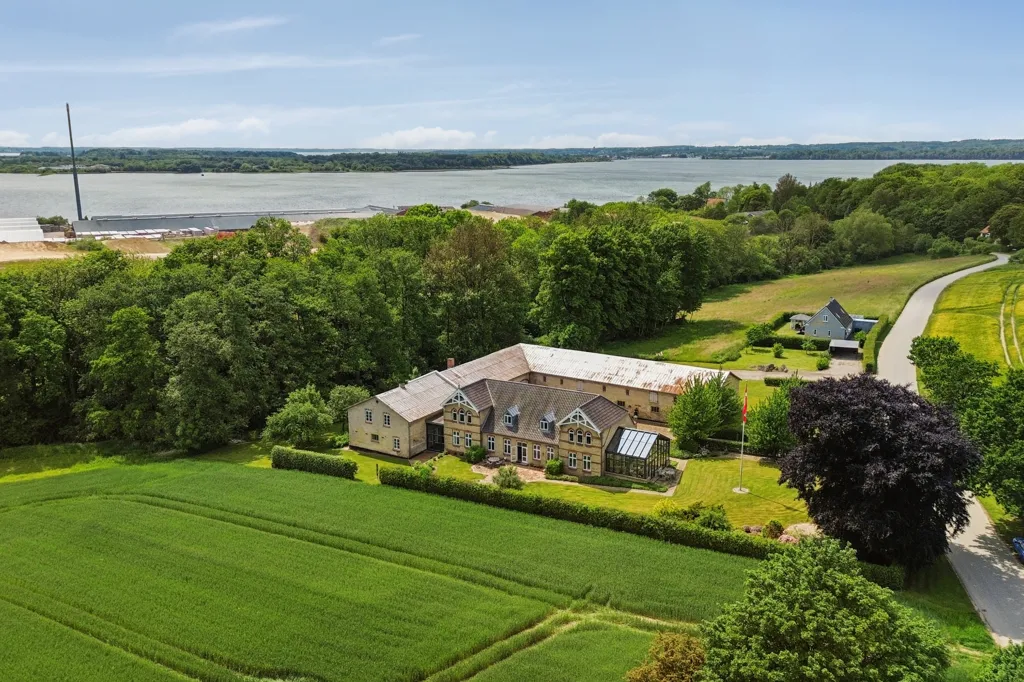 Vue aérienne - Classical Country Villa with 24 Hectares near Sønderborg