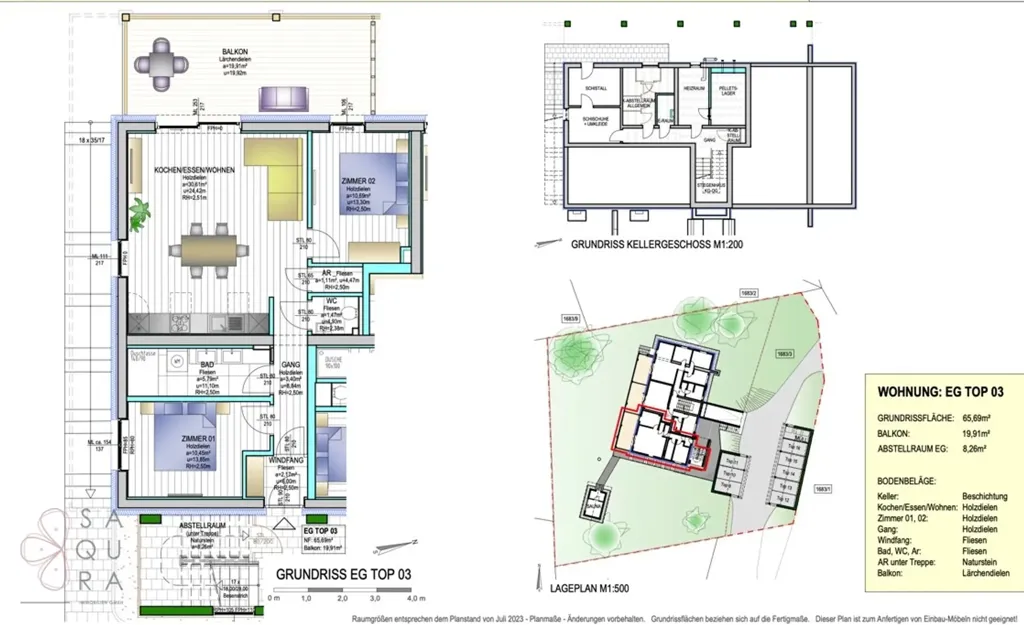 Planimetria - Modern Holiday Complex with Ski-In/Ski-Out in Posch Alpe