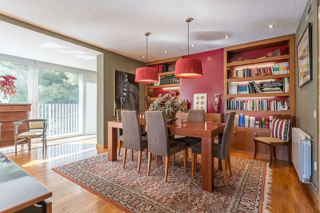 Dining Room - Apartment with Pool and Terrace in Sarrià