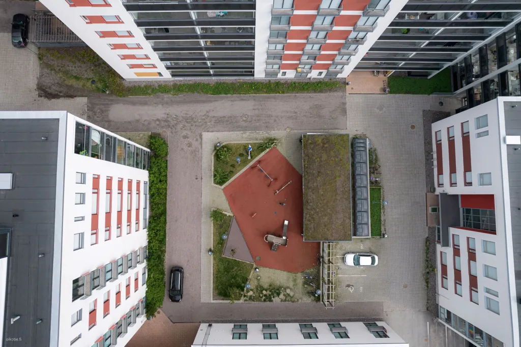 Vue aérienne - Modern Flat with Balcony in Kaivoksela, Vantaa