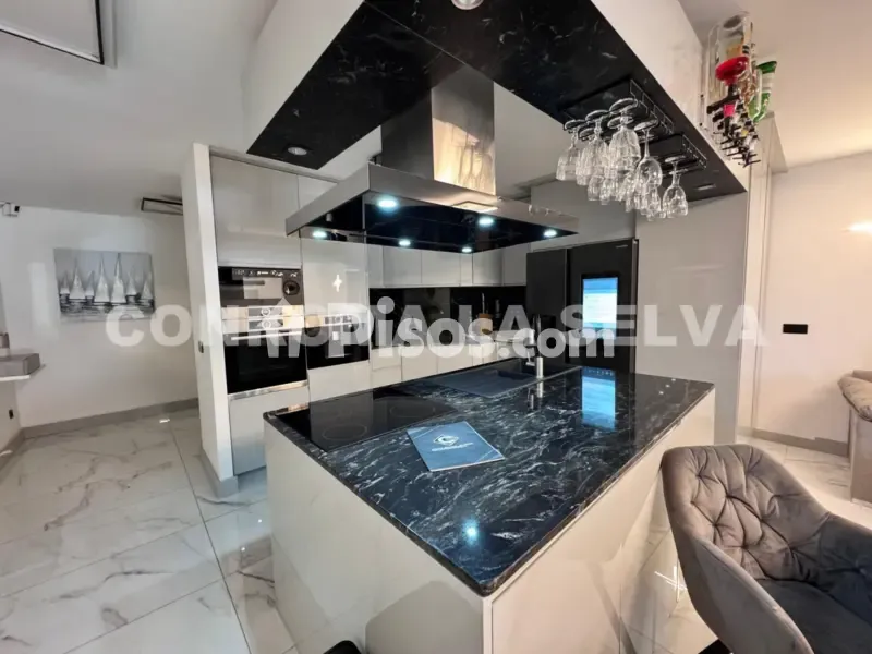 Kitchen - Reformed Apartment with Balcony in Fenals