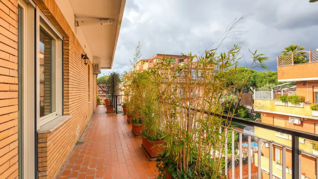 Balcon - Penthouse with Terraces in Rome