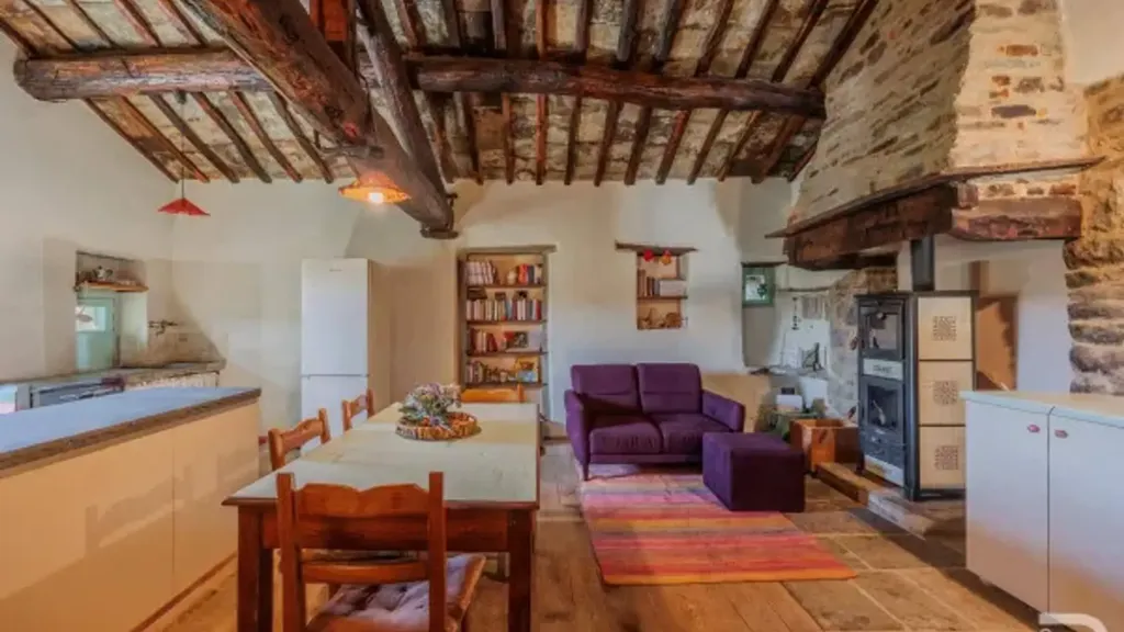 Salle à manger - Restored Rustico with Mountain View in Cortona