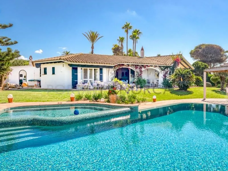 Piscine - Chalet with Pool in Binidali, Mahón