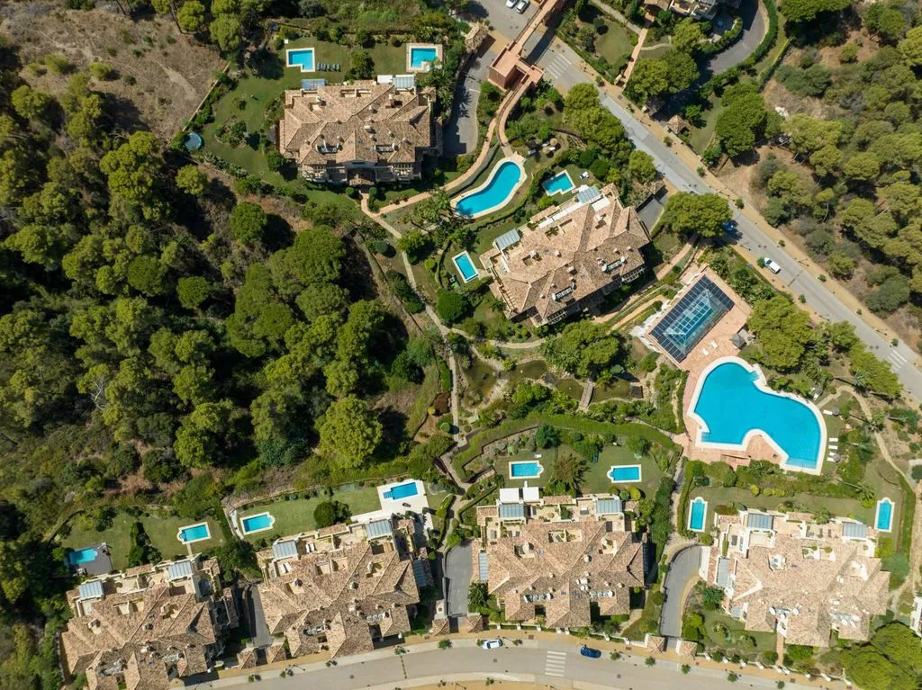Vue aérienne - Luxury Villa with Pool in Nueva Andalucia, Marbella