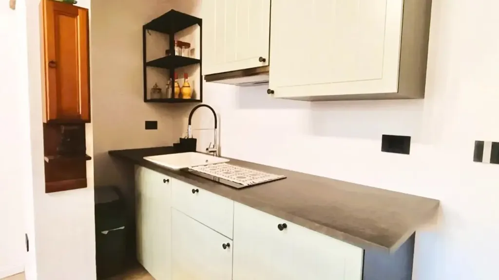 Köök - Rustic-Style Flat with Private Garden in Empoli