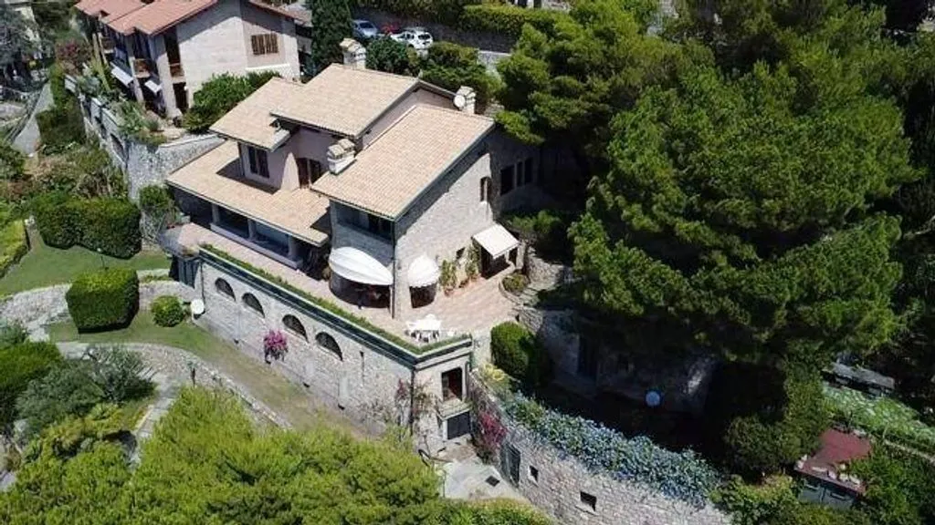 Õhuvaade - Stone Villa with Sea Views in Grimaldi Superiore