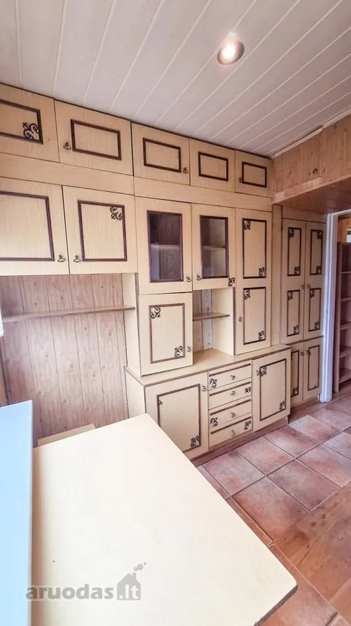 Cuisine - Two-Bedroom Apartment with Balcony in Marijampolė