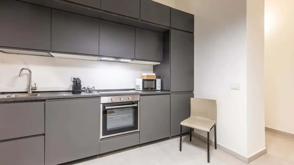 Köök - 3-Bedroom Apartment with Hammam in Milan
