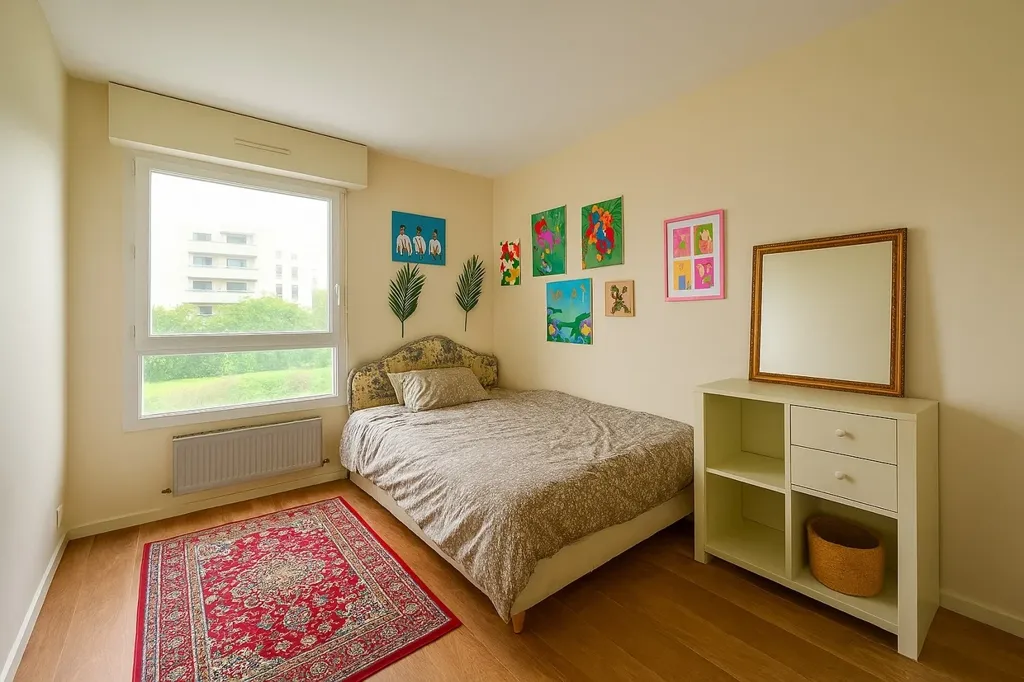 Chambres - Appartement Traversant avec Balcon au Chesnay