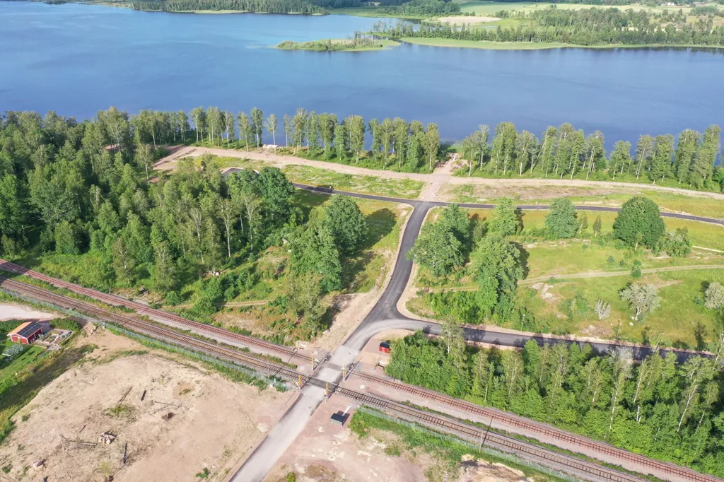 Õhuvaade - Lake-View Villa in Herrstorpet, Hultsfred