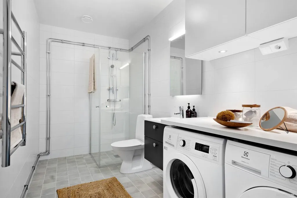 Bathrooms - Apartment with Sea View in Fisksätra