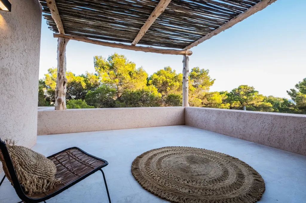 Terrasse - Contemporary Villa with Sea View near Sa Caleta