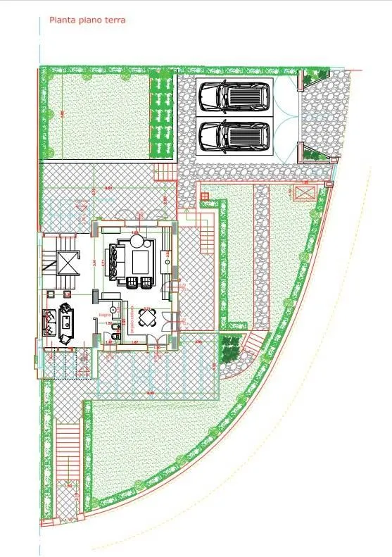 Floor Plan - Modern Villa with Garden in Poggio Imperiale, Florence